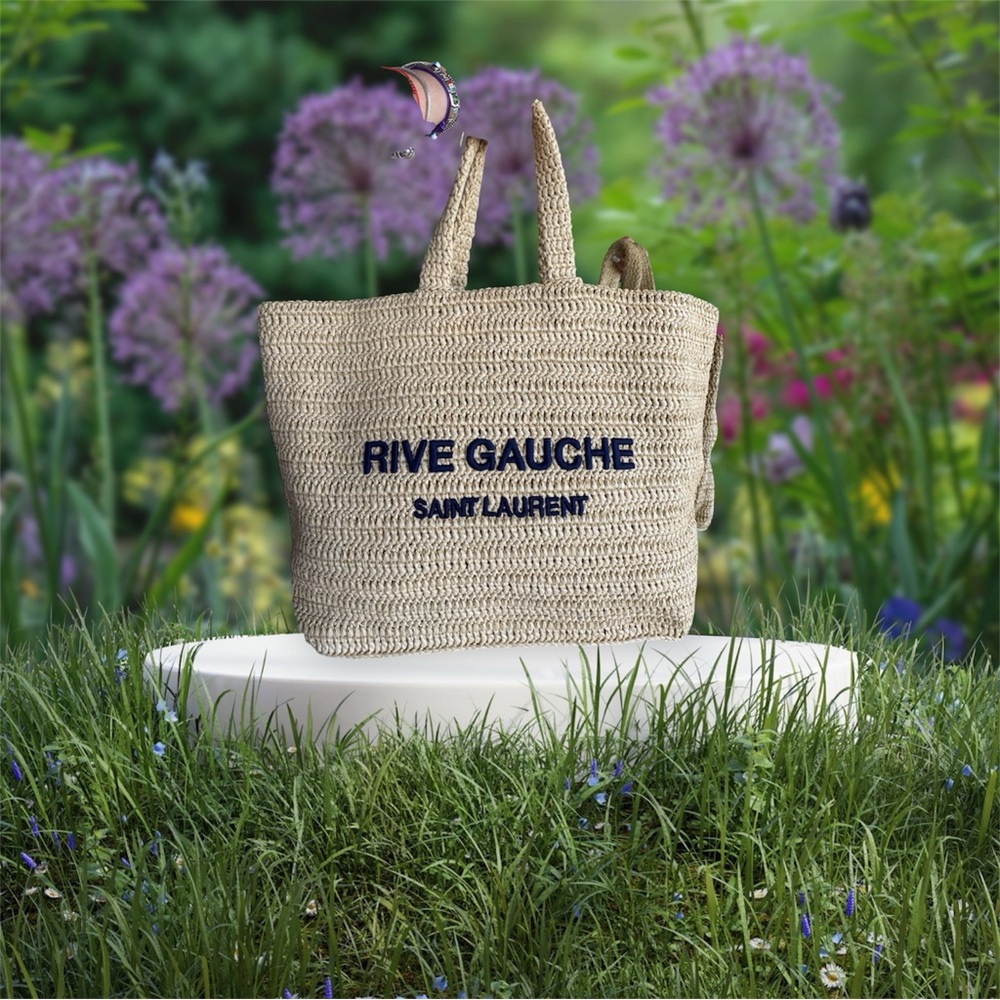 BNWT Saint Laurent Rive Gauche Natural Tote
